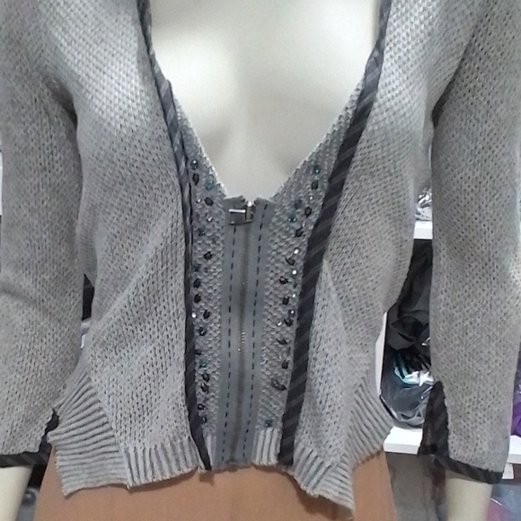 Free People Knit Three-Quarter Sleeve Length Top - Picture 15 of 15